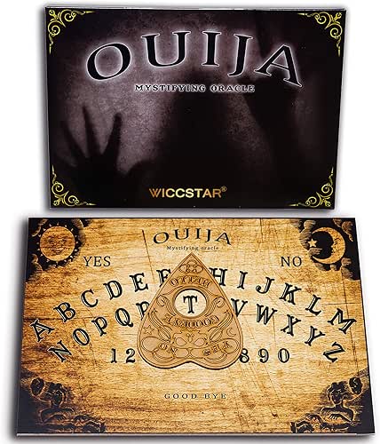 Ouija Spirit Board game with Planchette and detailed instruction for