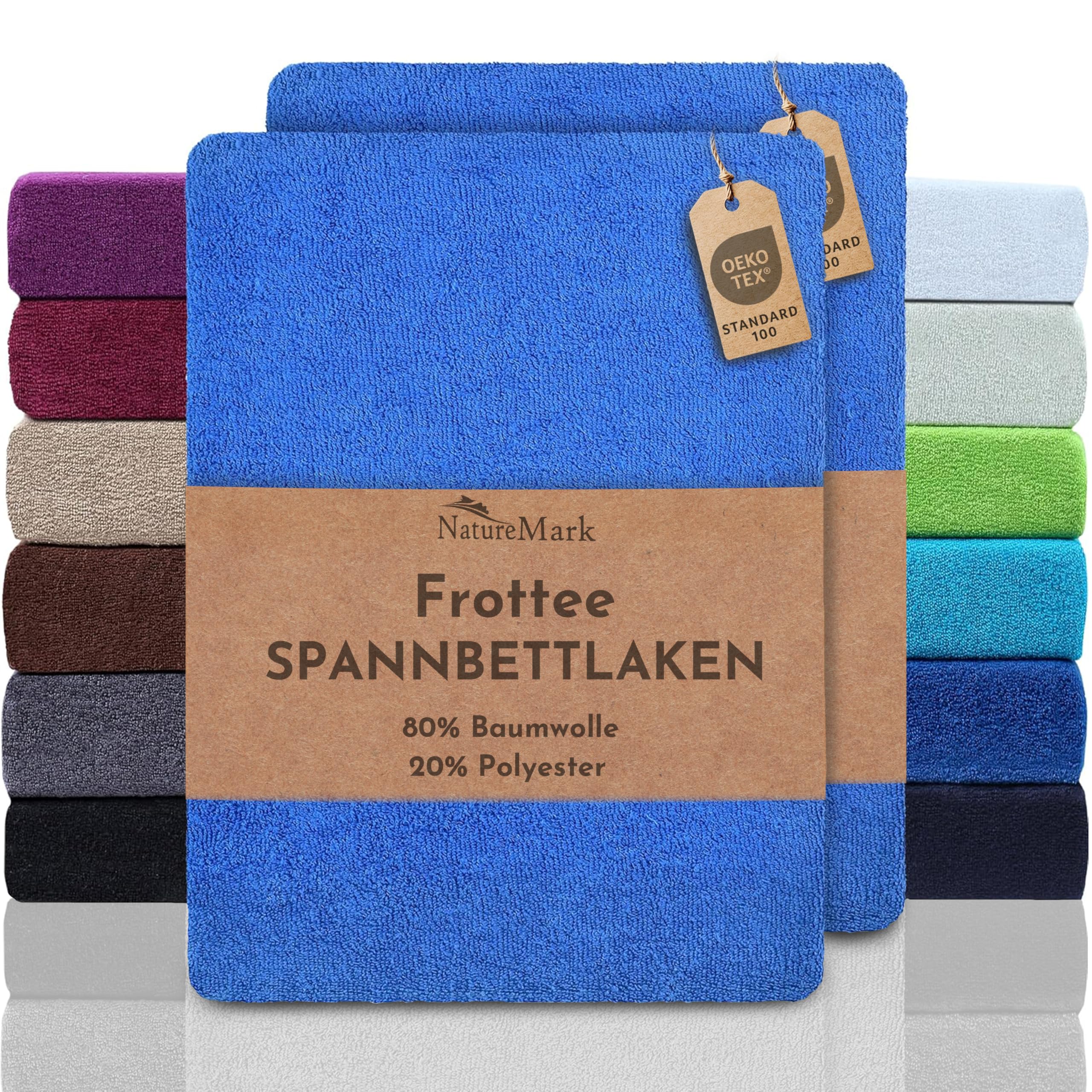 NatureMark Frottee Handtücher Serie Premium Baumwolle 20 Trendfarben in