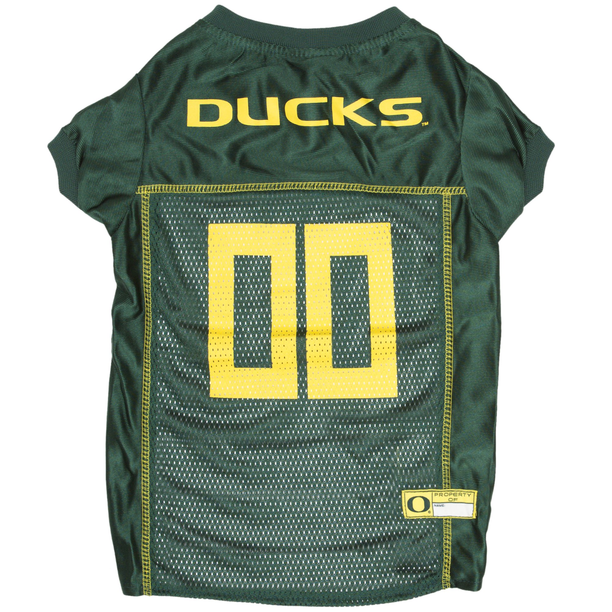 Pets First NCAA College Oregon Ducks Mesh Jersey for DOGS & CATS, X-Large. Licensed Dog Jersey with your Favorite Football/Basketball College Team