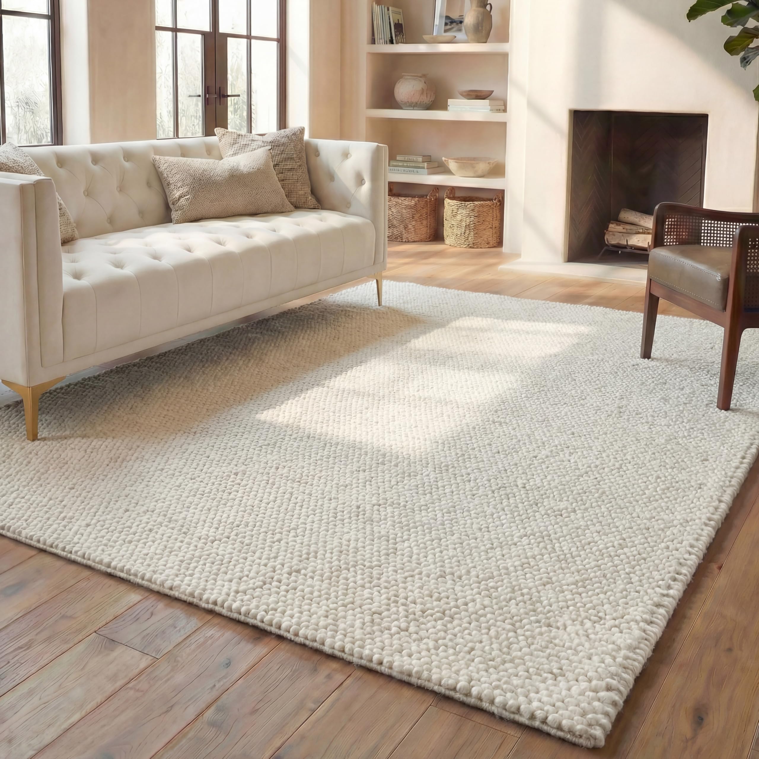 Safavieh NAT620A-8 Natura Collection Handmade Premium Wool