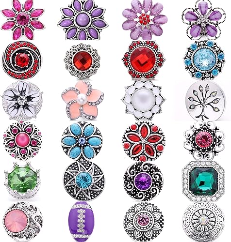 Miniatura 3 de LKLDM Dijes de diamantes de imitación de estilo mixto con botones de jengibre de 180.787in para broches intercambiables, fabricación de joyas,