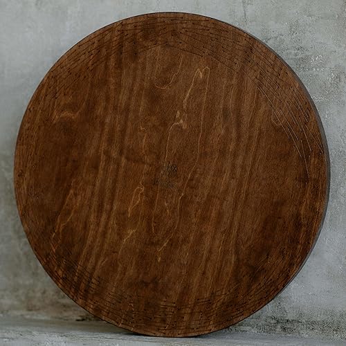 Miniatura 62 de Disco de cascada de 20 pulgadas meditativo de madera para baño de sonido relajante forma de géiser (sin bolsa)