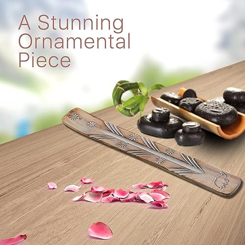 Miniatura 9 de Satya Nag Champa Palo Santo - Varillas de incienso Satya Bng (Bangalore) Insenses 0.53ozmx3 (45 GMS) con soporte para incienso Raajsee, incienso