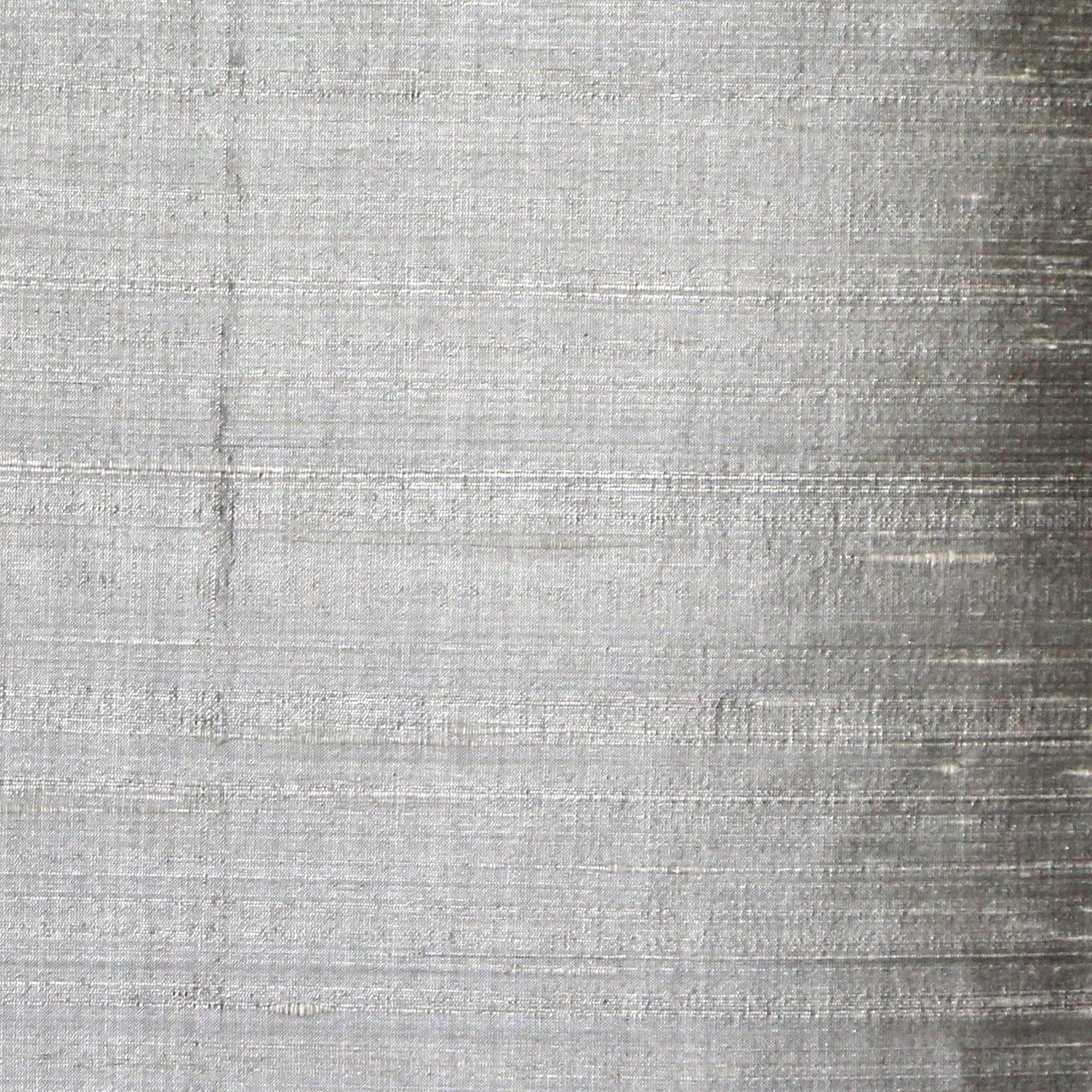 Sankara 100% Natural Dupioni Fine Silk Decorative Throw Pillow with Insert Included, Silver, 18 X 18 (12+ Colors)