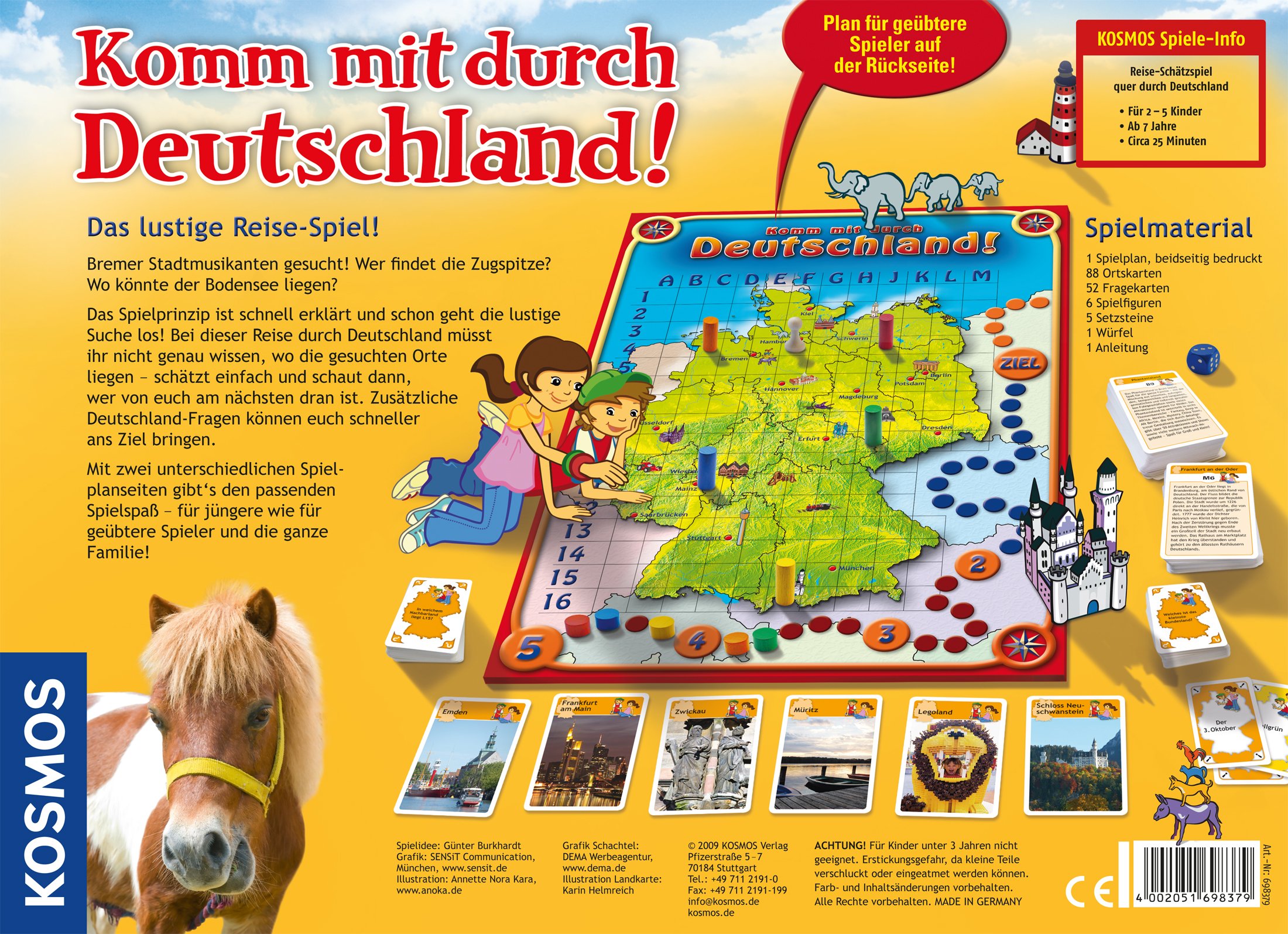 Kosmos 6983790 Komm mit durch Deutschland - Deutschlandreise fr Kinder