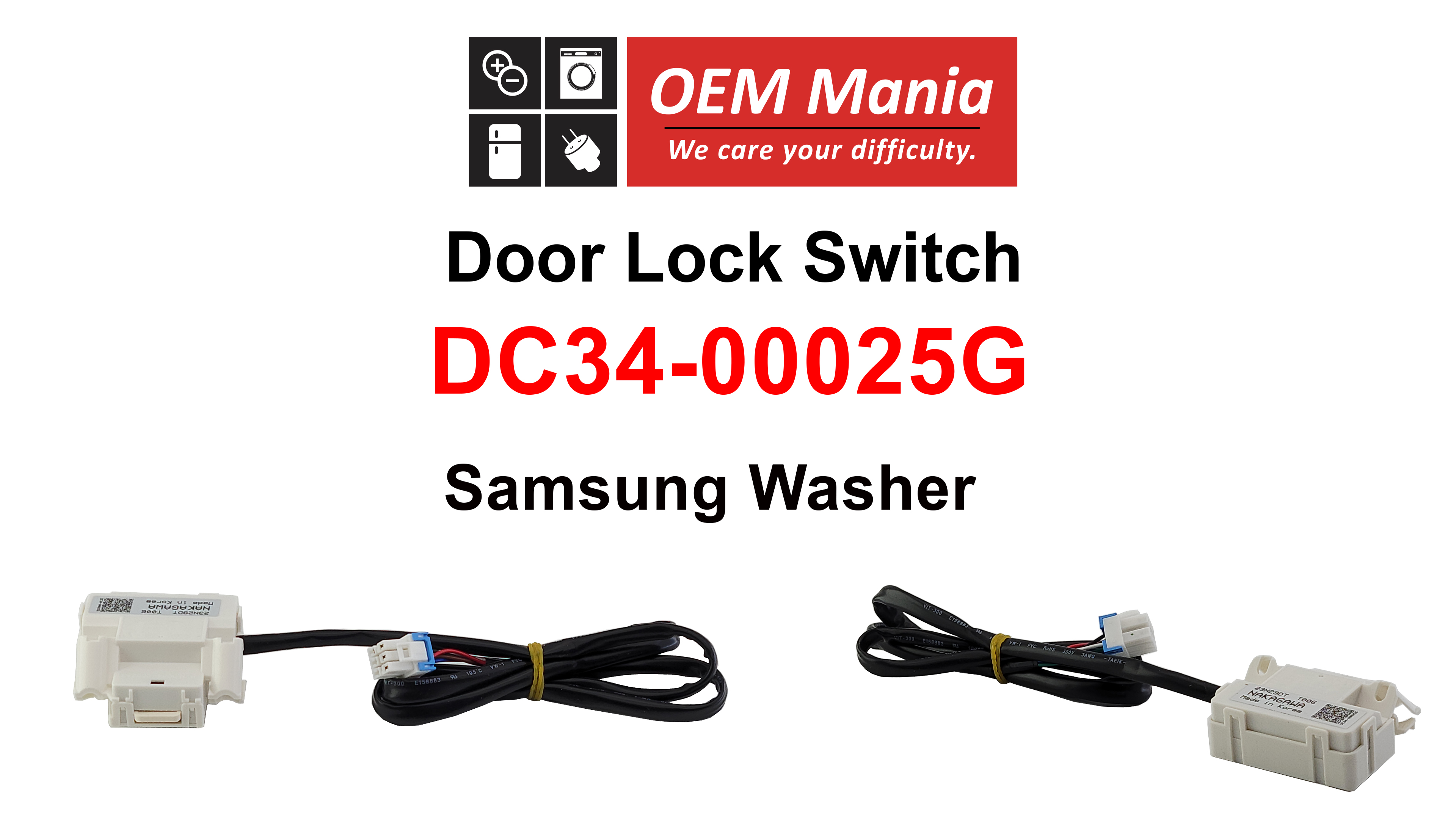 Amazon.com: [DC34-00025G Door Lock OEM Mania] DC34-00025G New OEM