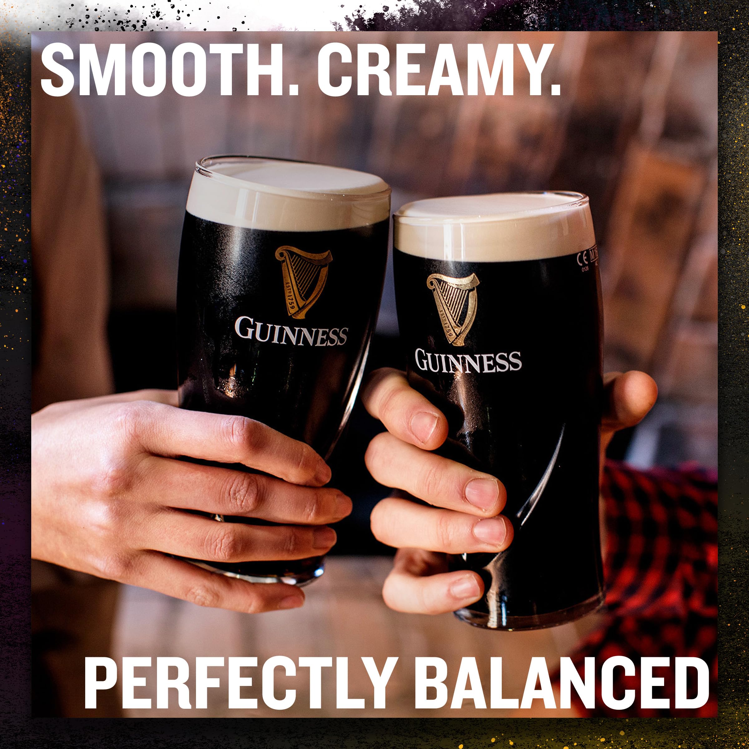 Guinness - Birra ad alta fermentazione Draught - Pack di 24 Lattine da 0,44 L
