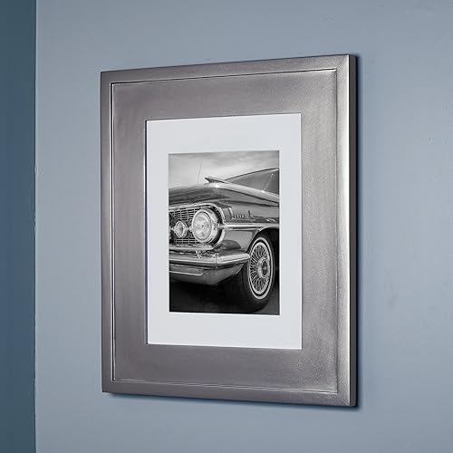 Gabinete oculto grande de 14 x 18 pulgadas, Plateado, 108S2-BW