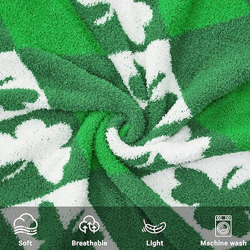 Vista 125 de CYMULA Manta de punto para sofá, color gris oscuro, súper suave, ligera, esponjosa, acogedora, para sofá cama, 50 x 60 pulgadas