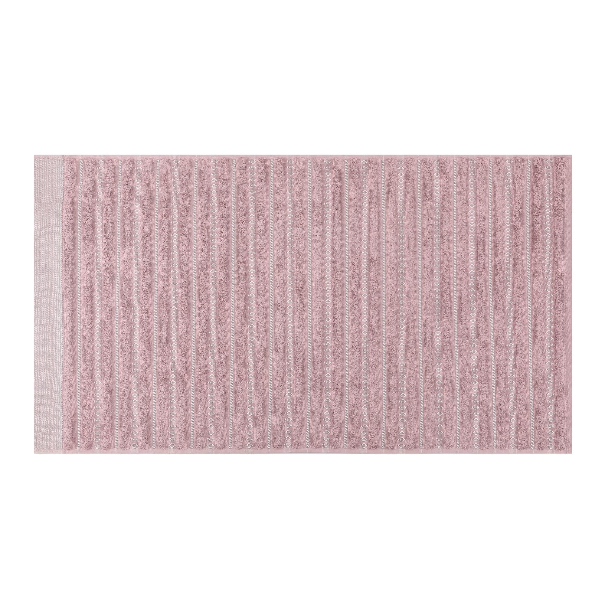 WELL HOME MOBILIARIO & DECORACIÓN Hand Towel Set (2 Piece) Pale Pink and Grey, Pink Stick Grey, 50x90 - Image 4
