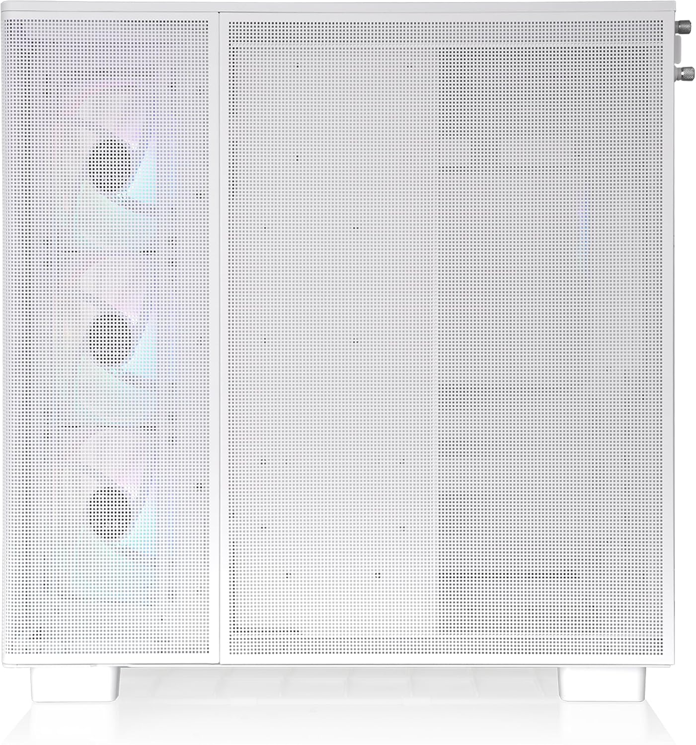 Thermaltake View 380 XL TG ARGB; 4x120mm ARGB Lite Fans Included; 360mm Radiator Support; 420mm GPU Clearance; Hidden Connector Support; Dual Chamber; Snow; CA-11E-00M6WN-00