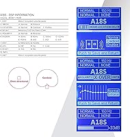 Vista 2 de Avante A18S Altavoz de subwoofer activo, procesamiento de señal digital integrado con pantalla LCD (18 pulgadas), color negro