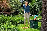 Vista 5 de Gardena Combisystem Rastrillo de pala: rastrillo de pala fácil de manejar para rastrillar juntos y levantar hojas y residuos de jardín, cuenta