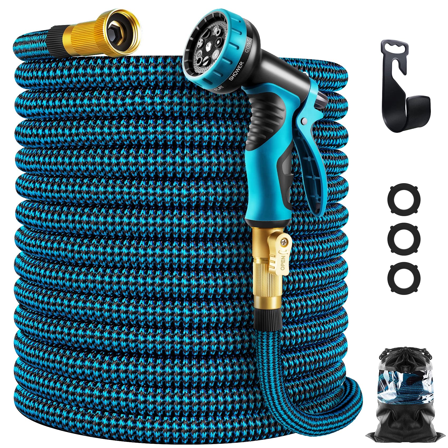 Buy FONDAIL Expandable Garden Hose 75FT Flexible Water Hose 75FT with