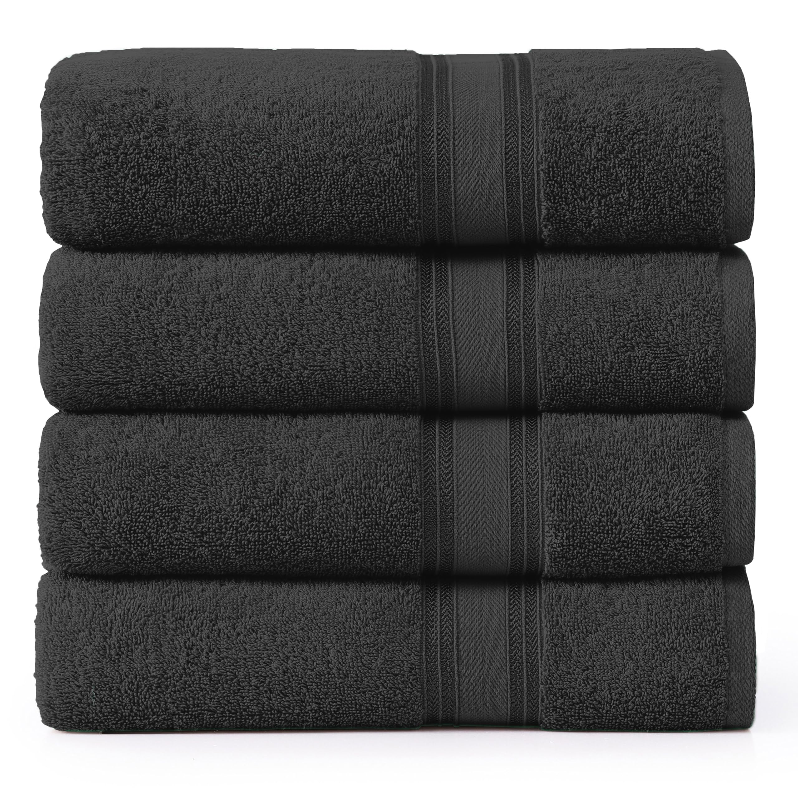 LANE LINEN Toallas de baño grandes, toallas de baño 100% algodón, toallas de baño extragrandes, cero torsión, juego de toallas de baño de 4 piezas, secado rápido, toallas de ducha súper suaves,