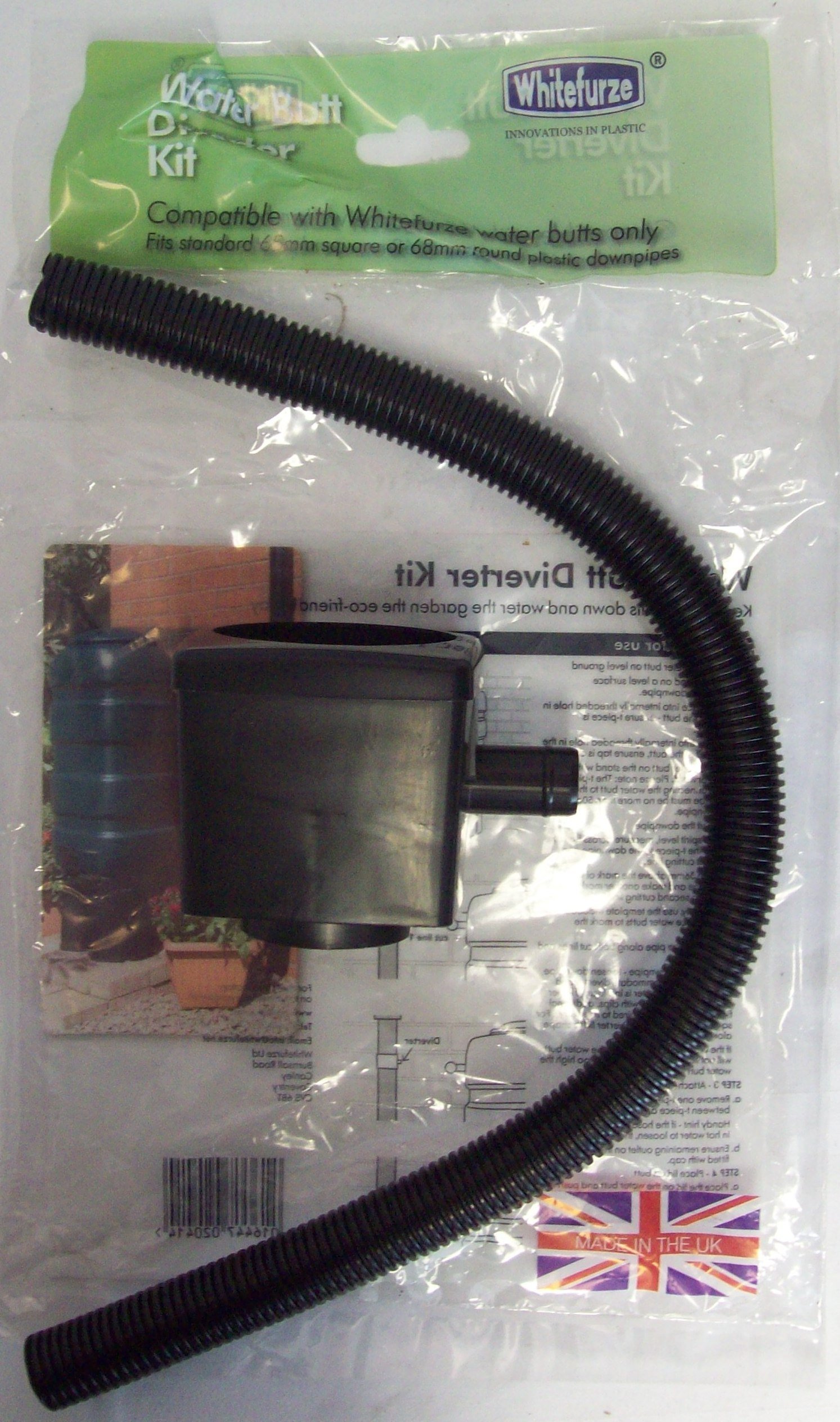 Whitefurze Water Butt Diverter Kit By KetoPlastics