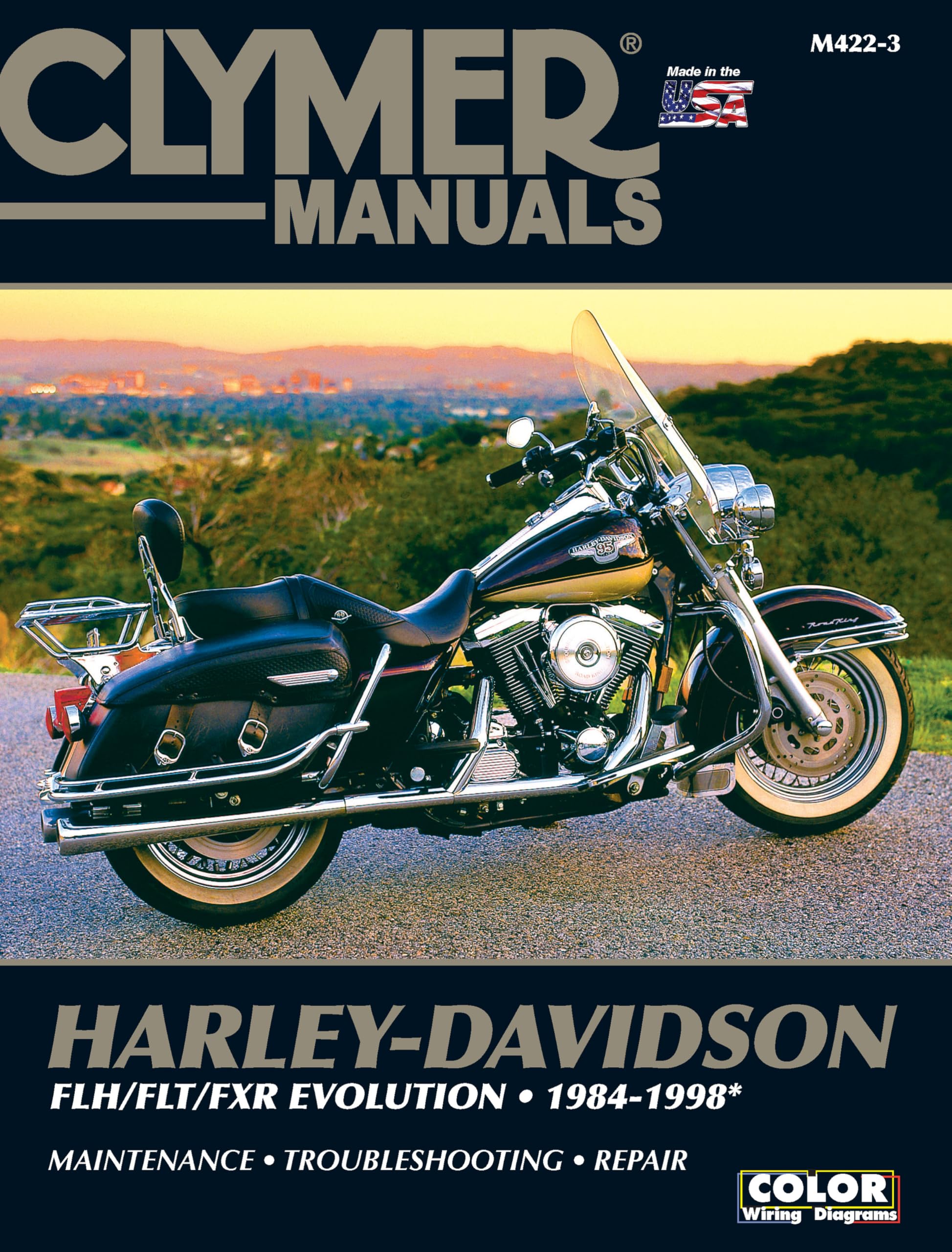Harley-Davidson Road King, Electra, Tour Glide, Low Rider Motorcycle (1984-1998) Clymer Repair Manual (CLYMER MOTORCYCLE REPAIR)