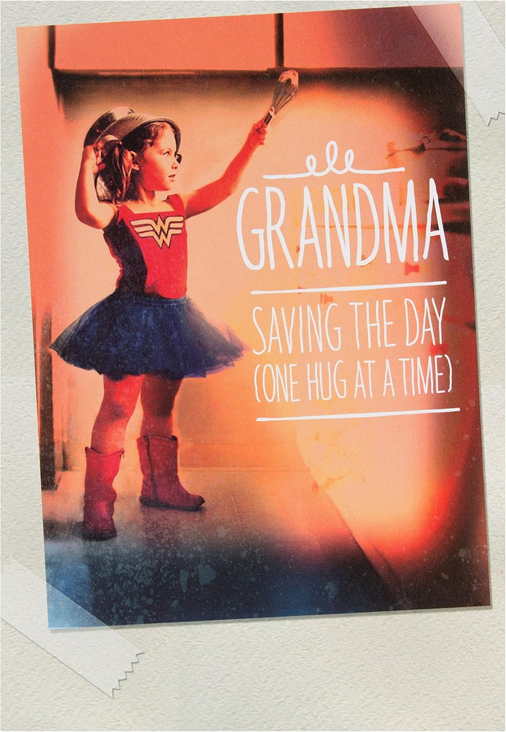 Hallmark Warner Bros Mother's Day Card for Grandmother 'Saving The Day' - Medium