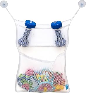 Bath Toy Organisers Set of 2 - Large Size 14.16x19.67" and 15.75x 19.68" Storage Net Bags for Baby Bathtub Toys-4 Ultra St...