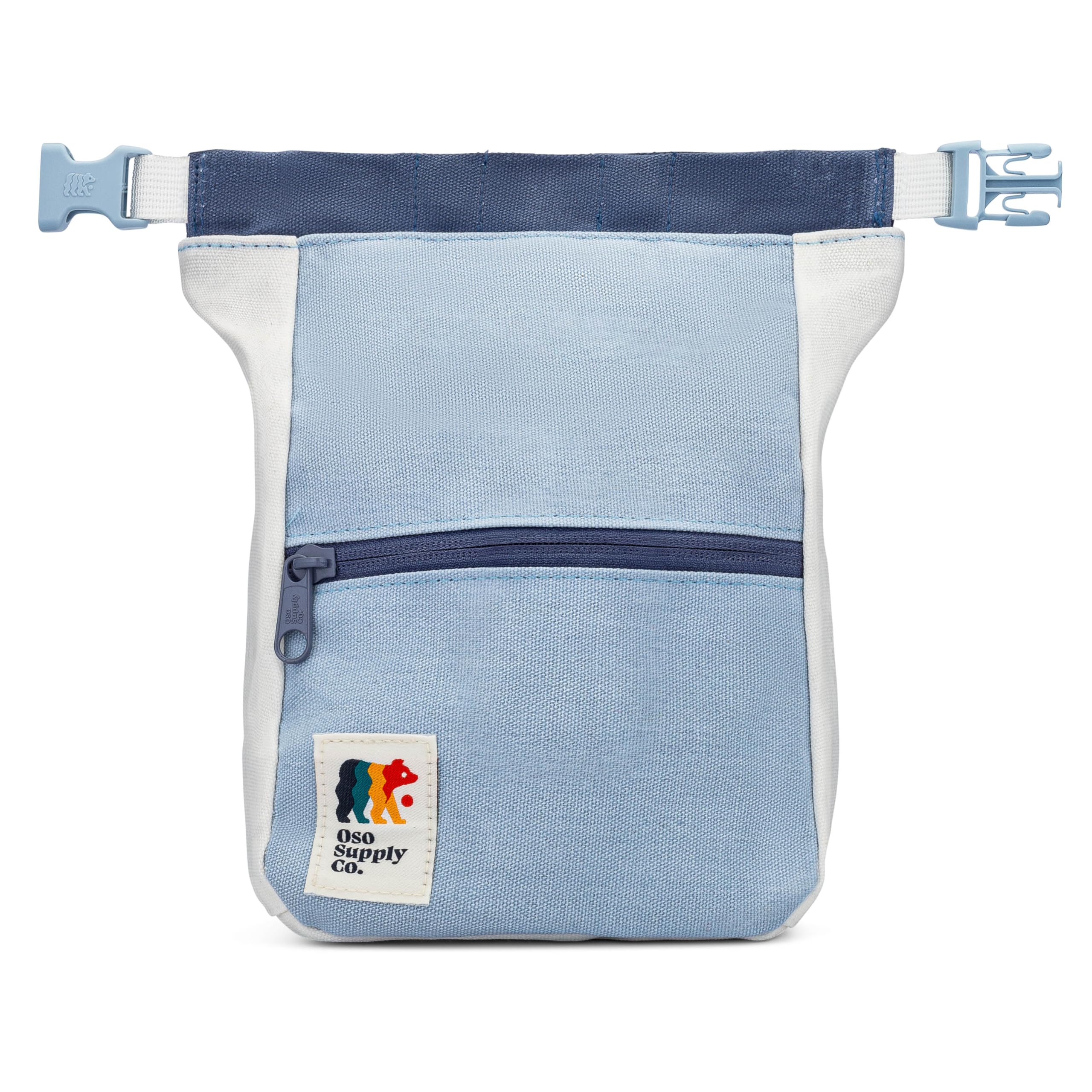 Oso Supply Co - Kulshan Bouldering Bucket, Large Size Chalk Bag for Rock Climbing, Chalk Pot with Magnetic Roll Down Closure, Brush Loop, Zippered