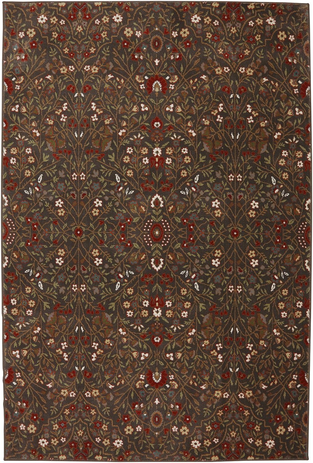 Mohawk Home Symphony Western Prairie Floral Woven Area Rug, 5'3x7'10, Brown