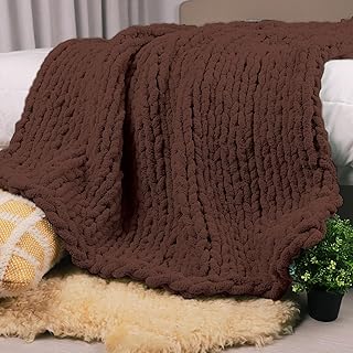 Carriediosa Chunky Knit Throw Blanket 50