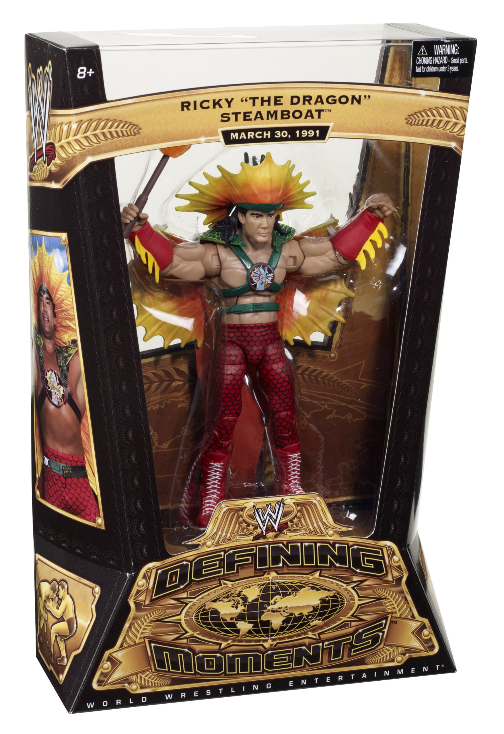 【スシ太郎】WWE ultimate フィギュア リッキースティムボート WWE Defining Moments Ricky Steamboat - Dragon Outfit Collector