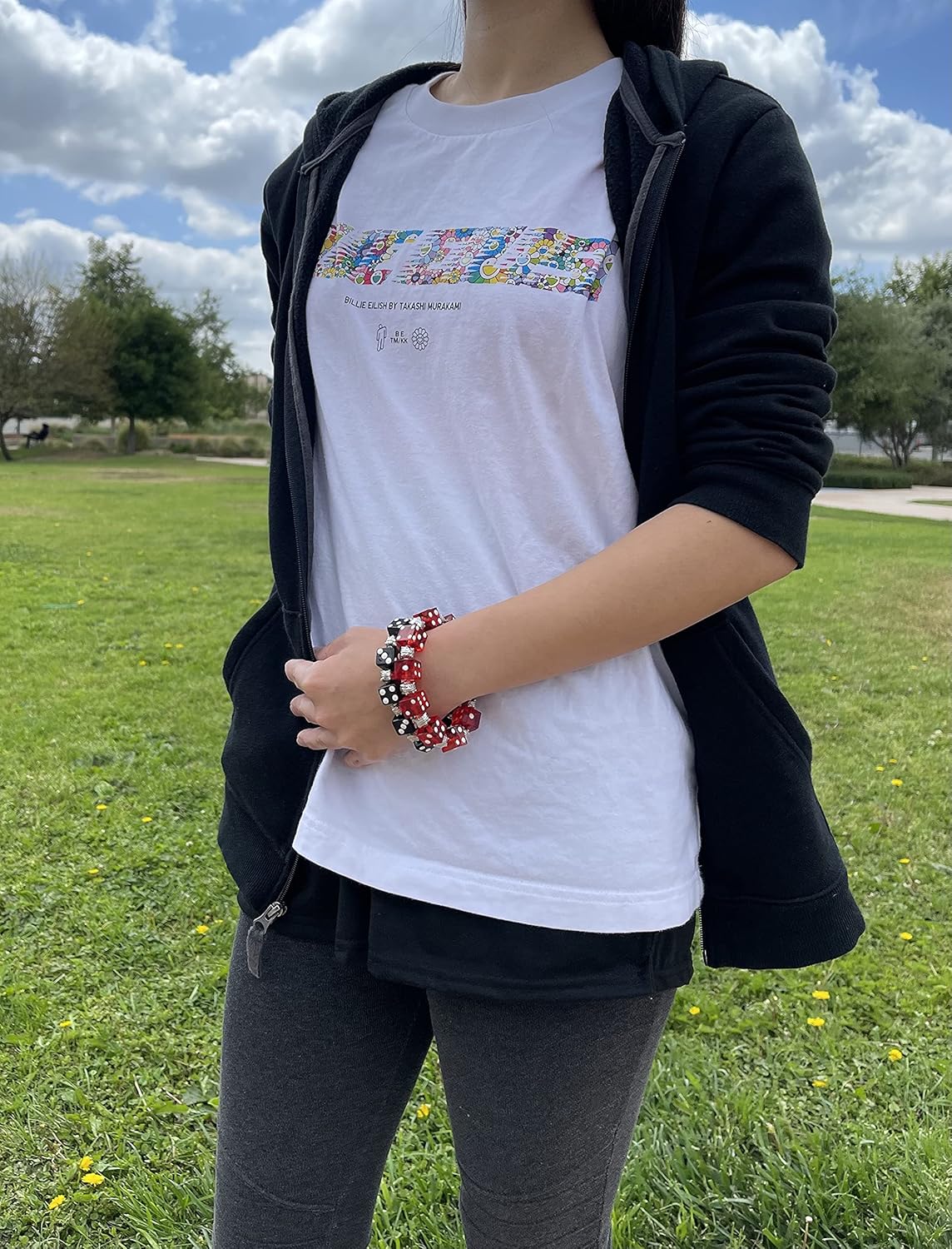 Dice Bracelet, Black Casino Bunco Bracelet For Women, Christmas Birthday Gift For Her, 1 pc - Image 5