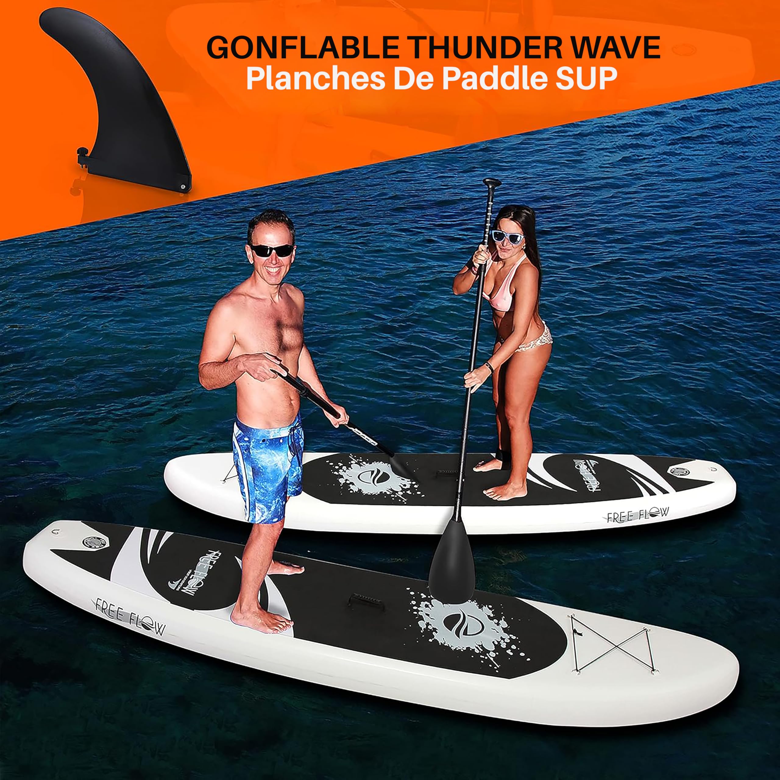 Aileron central détachable pour planche de surf - Bosity - Gouvernail