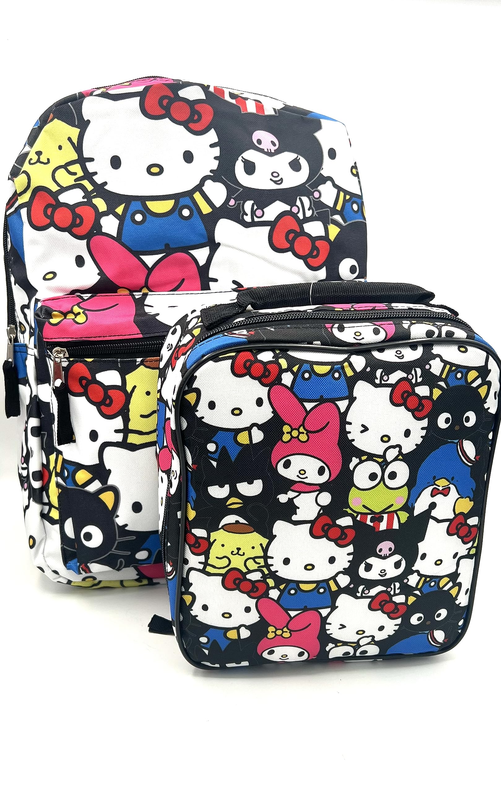 セット ランチバックとバッグ Kitty Hello ハローキティ 弁当箱＋ランチバッグ＋カトラリー パステル花柄セット バッグ・ポーチ