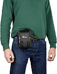 Lowepro Adventura SH 115 III, Sac d'épaule de caméra avec sangle d'oreille réglable/amovible, sac à dos pour appareil photo sans miroir, compatible avec Sony Alpha 6000 Series, noir