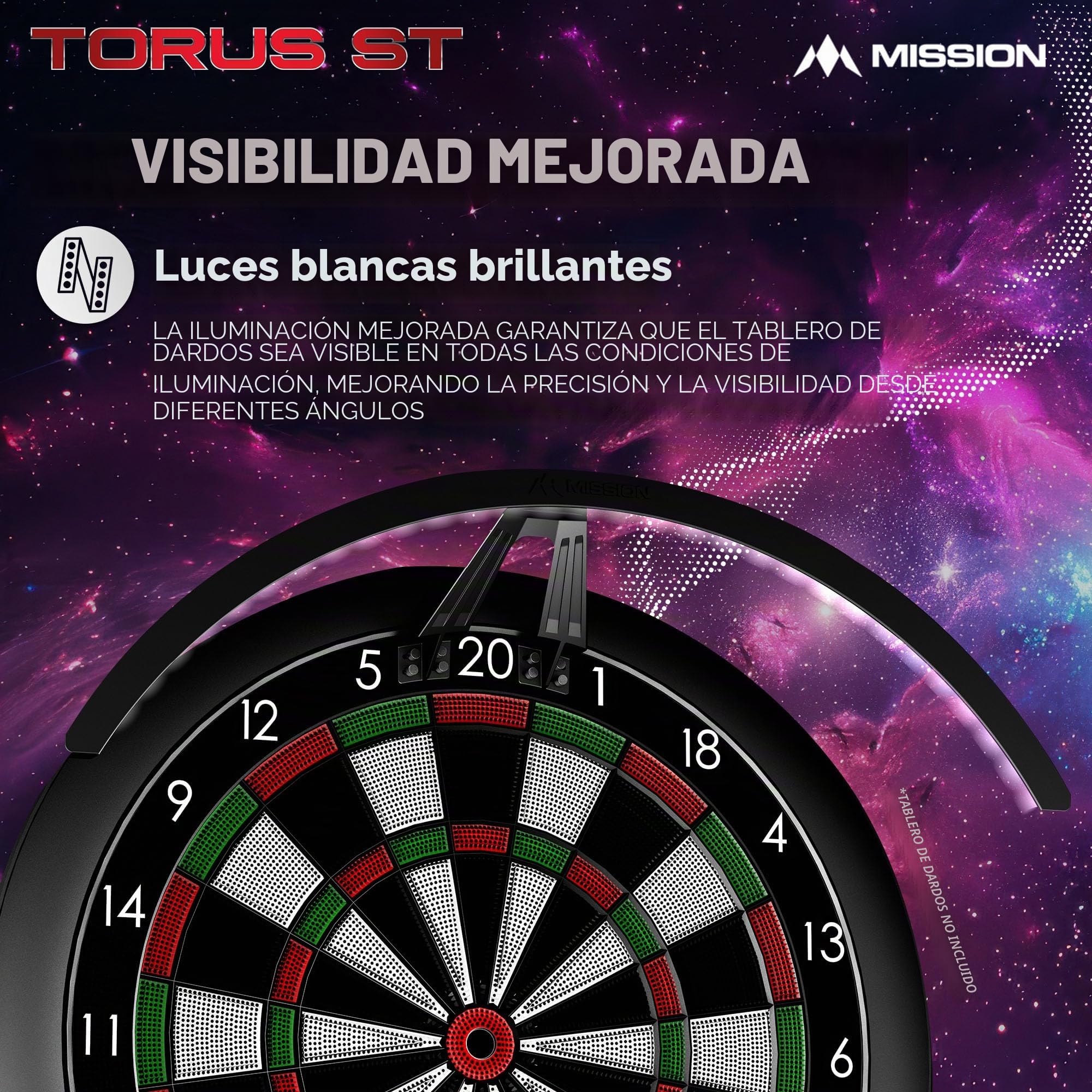 Mission Torus ST Iluminación para Dianas Electrónicas