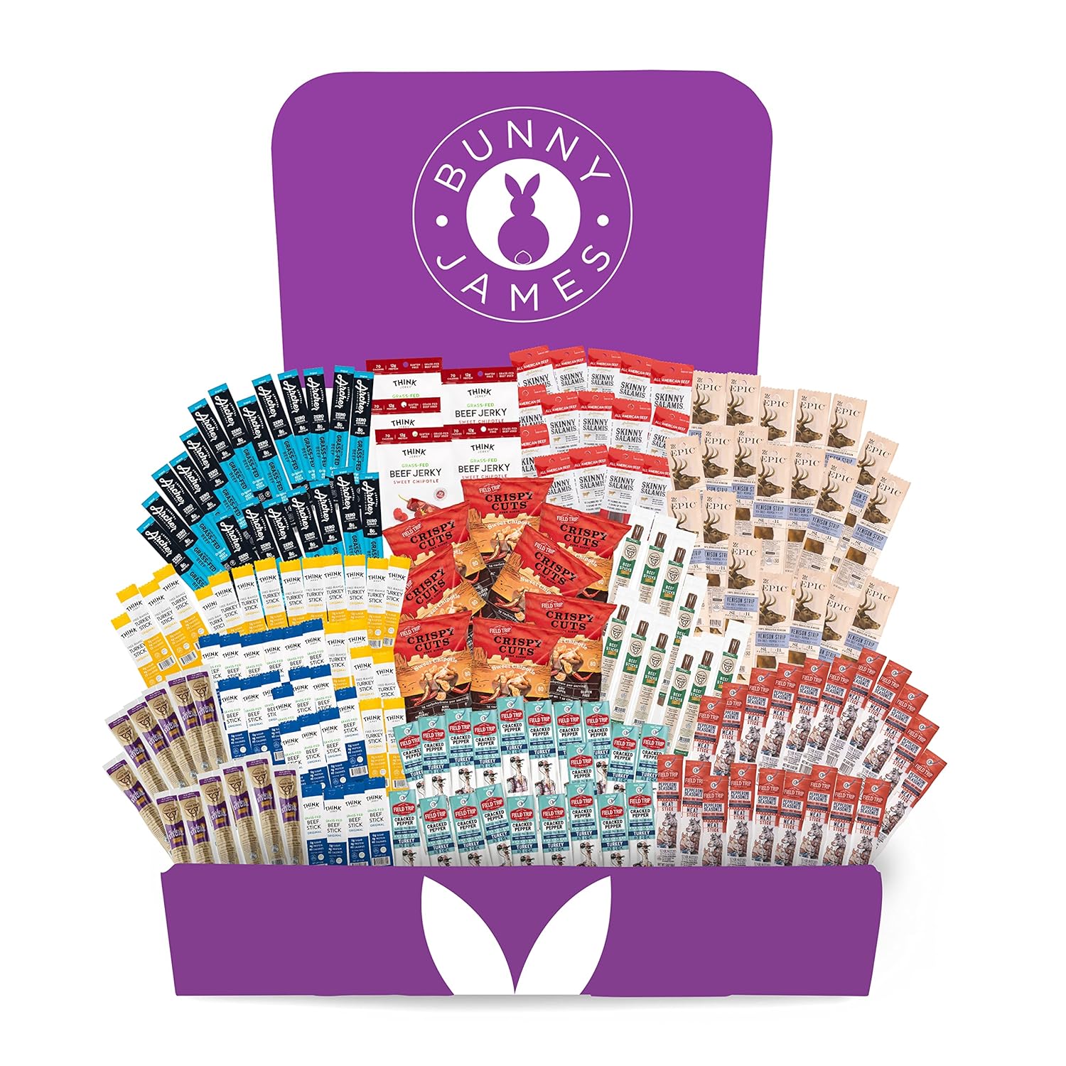 Jerky Galore Snack Box Curated Assortment of 100