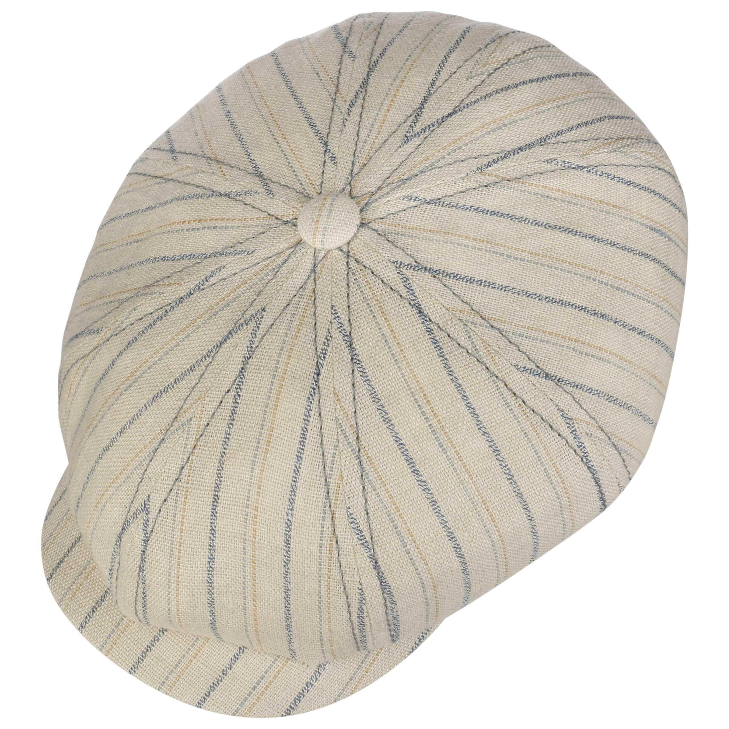Stetson Ledford Casquette Gavroche a Rayures Multicolore Fabrique en Allemagne Homme Printemps Ete