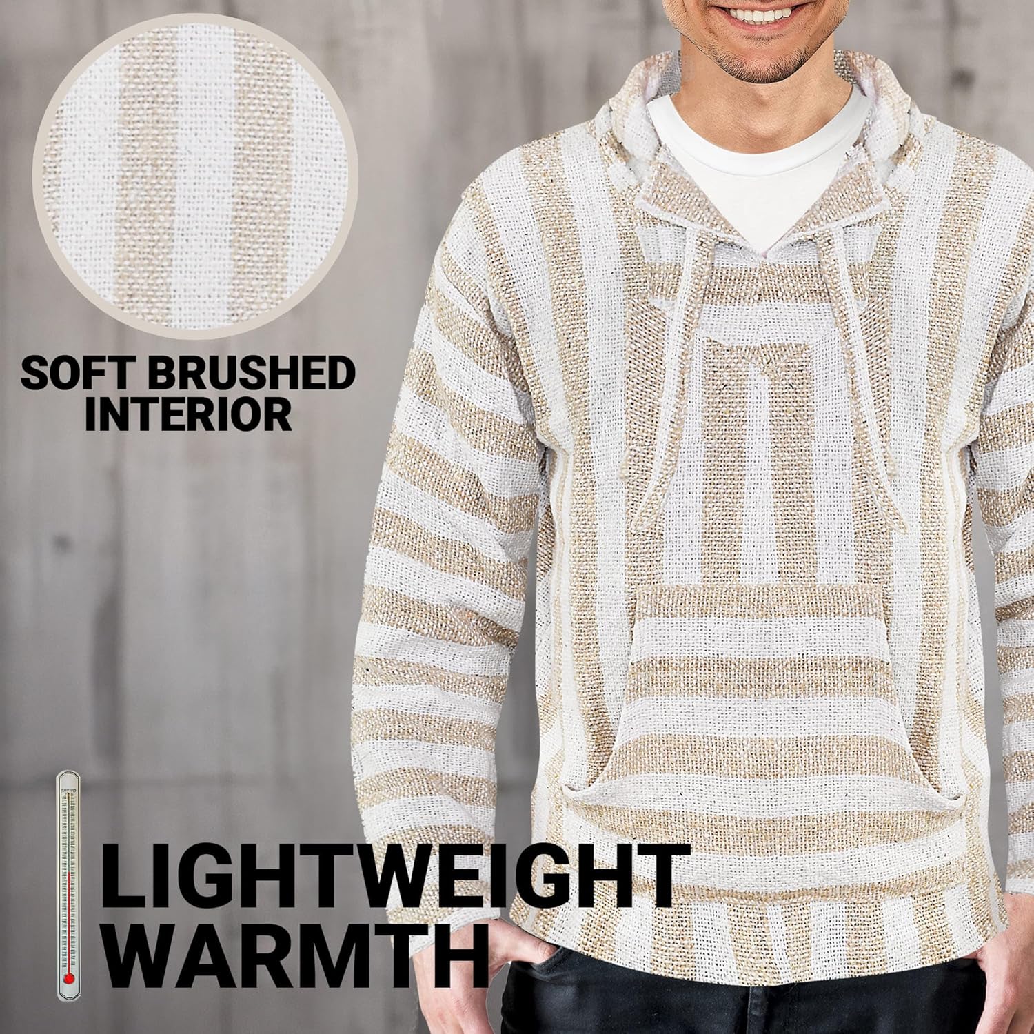 Mexican Baja Hoodie – Classic Drug Rug Pullover Sweater | Baja Hoodie for Men & Women | Mens & Plus Size Options Available - Image 5