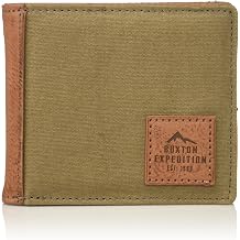 Buxton Men's Expedition II Huntington Canvas RFID Blocking Slimfold