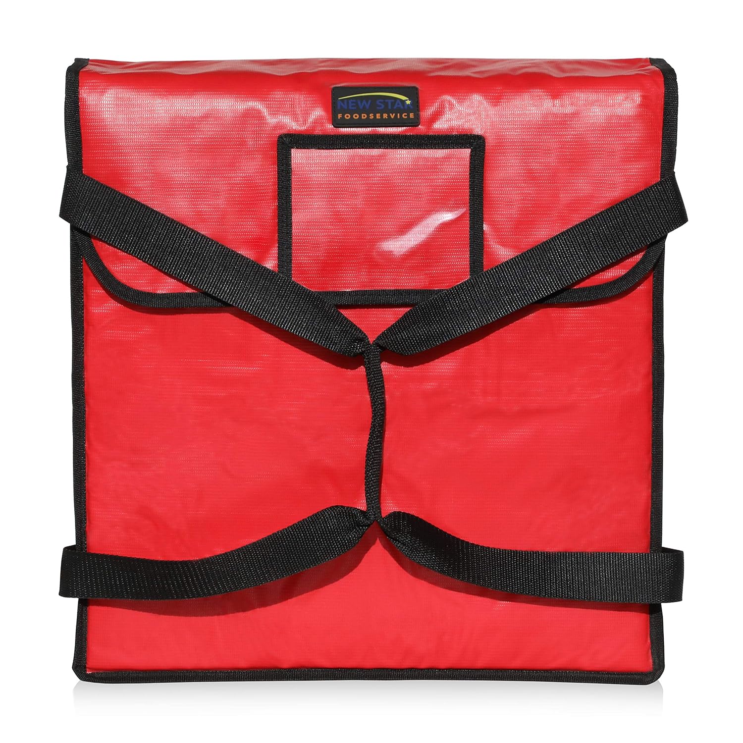 New Star Foodservice 50073 Insulated Pizza Delivery Bag, 18" by 18" by 5", Red : Industrial & Scientific