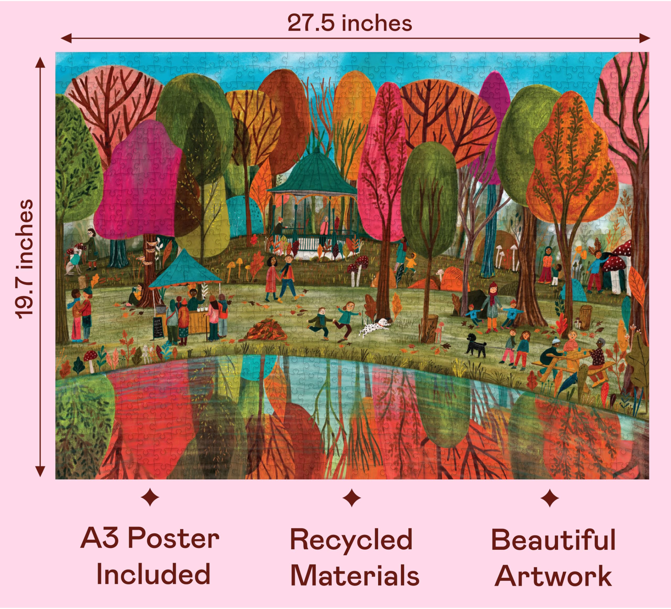 Elena Essex 1000 piece Jigsaw Puzzles for Adults, Park Day, Puzzles for Adults 1000, Adult Jigsaw Puzzles 1000 Pieces - Image 2
