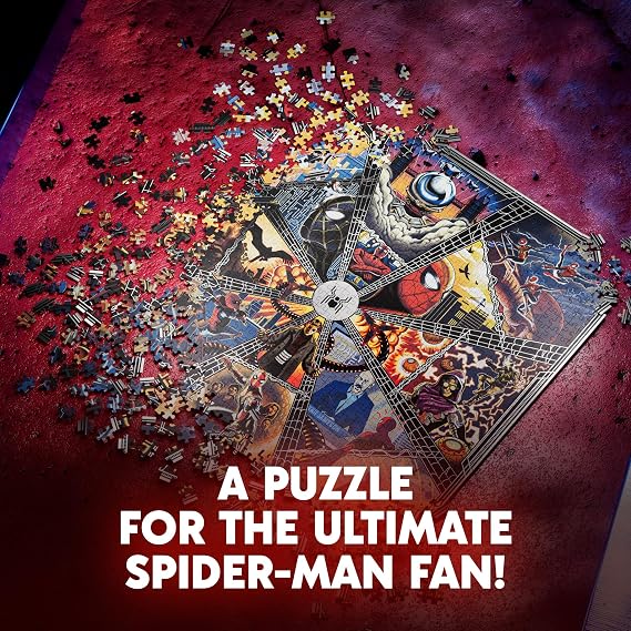 theory11 Marvel Spiderman 1000 Piece Jigsaw Puzzle for Adults & Teens