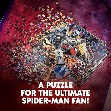 theory11 Marvel Spiderman 1000 Piece Jigsaw Puzzle for Adults & Teens