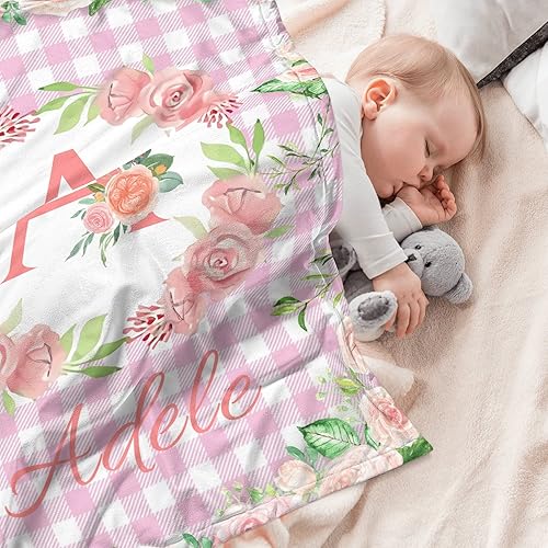 Miniatura 49 de Manta de bebé personalizada para niños y niñas, mantas de bebé unisex personalizadas con nombre e imagen, regalos para recién nacido, nueva mamá