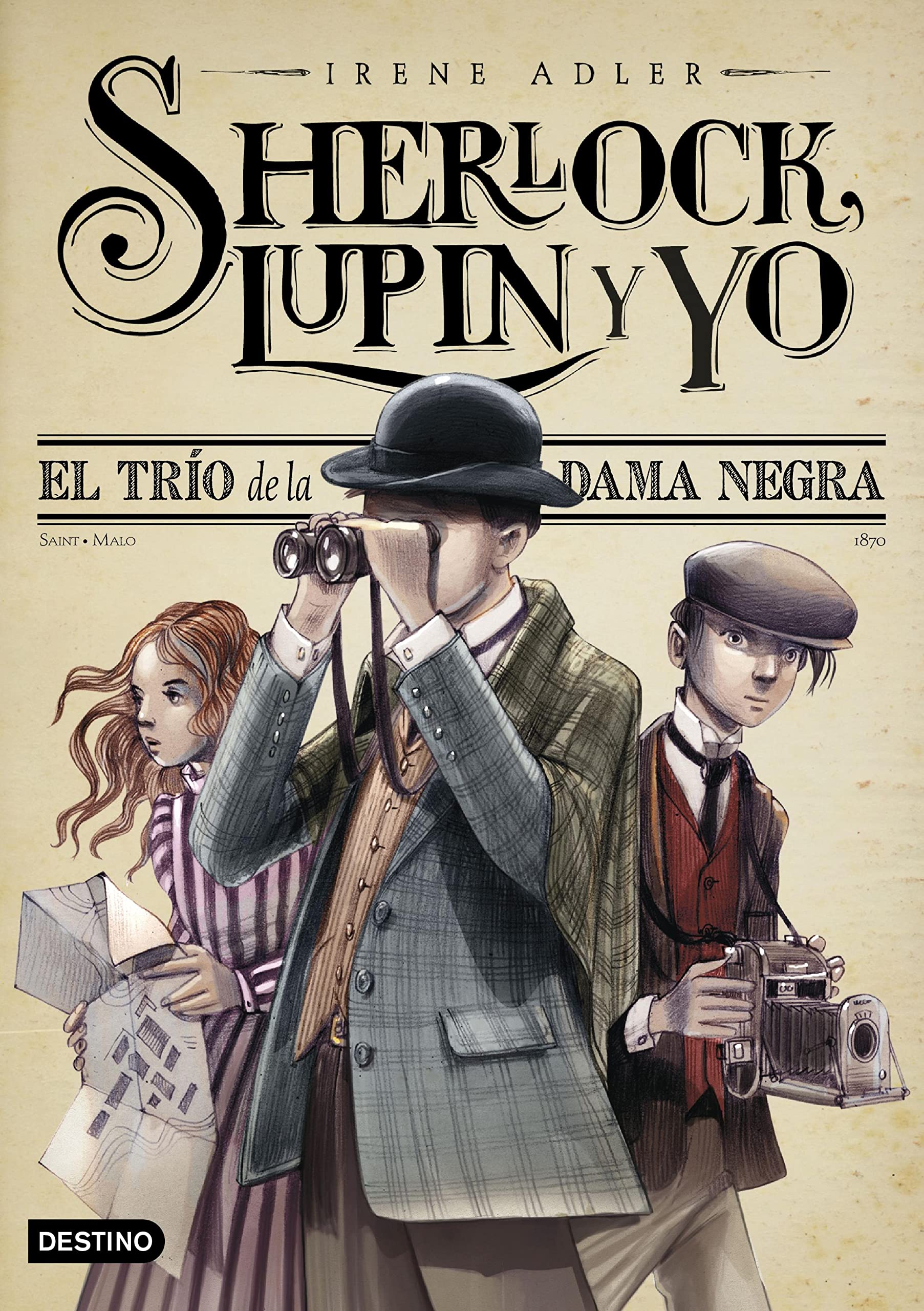 El trío de la Dama Negra. Nueva presentación: Sherlock, Lupin y yo 1 (Spanish Edition)