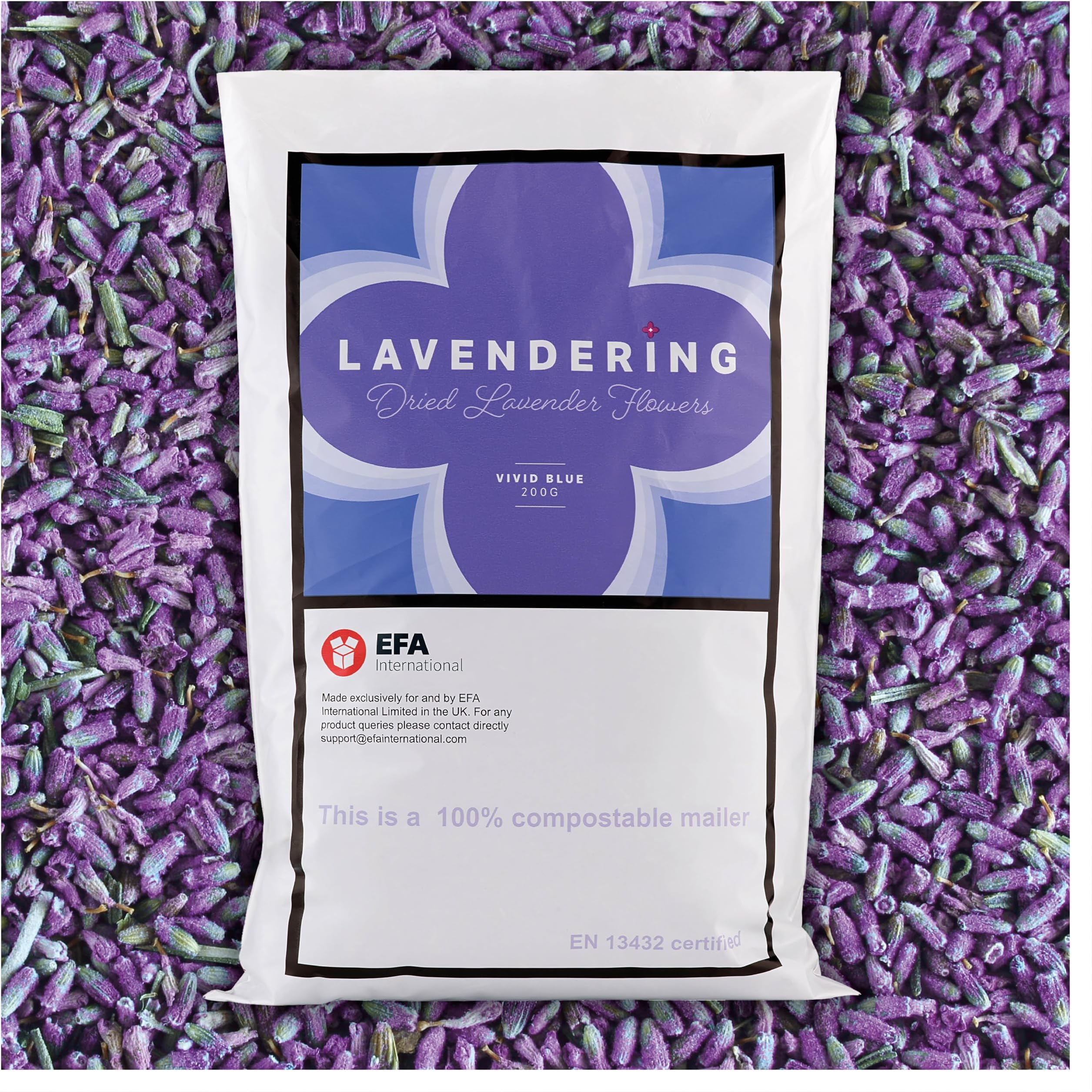 Dried Lavender Flowers; Premium Grade, Fragrant Lavender Buds, 200g, UK Packaged