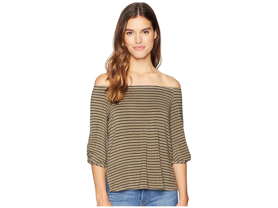 

LAmade Aria Top (Black/Musk) Women's Clothing, Olive