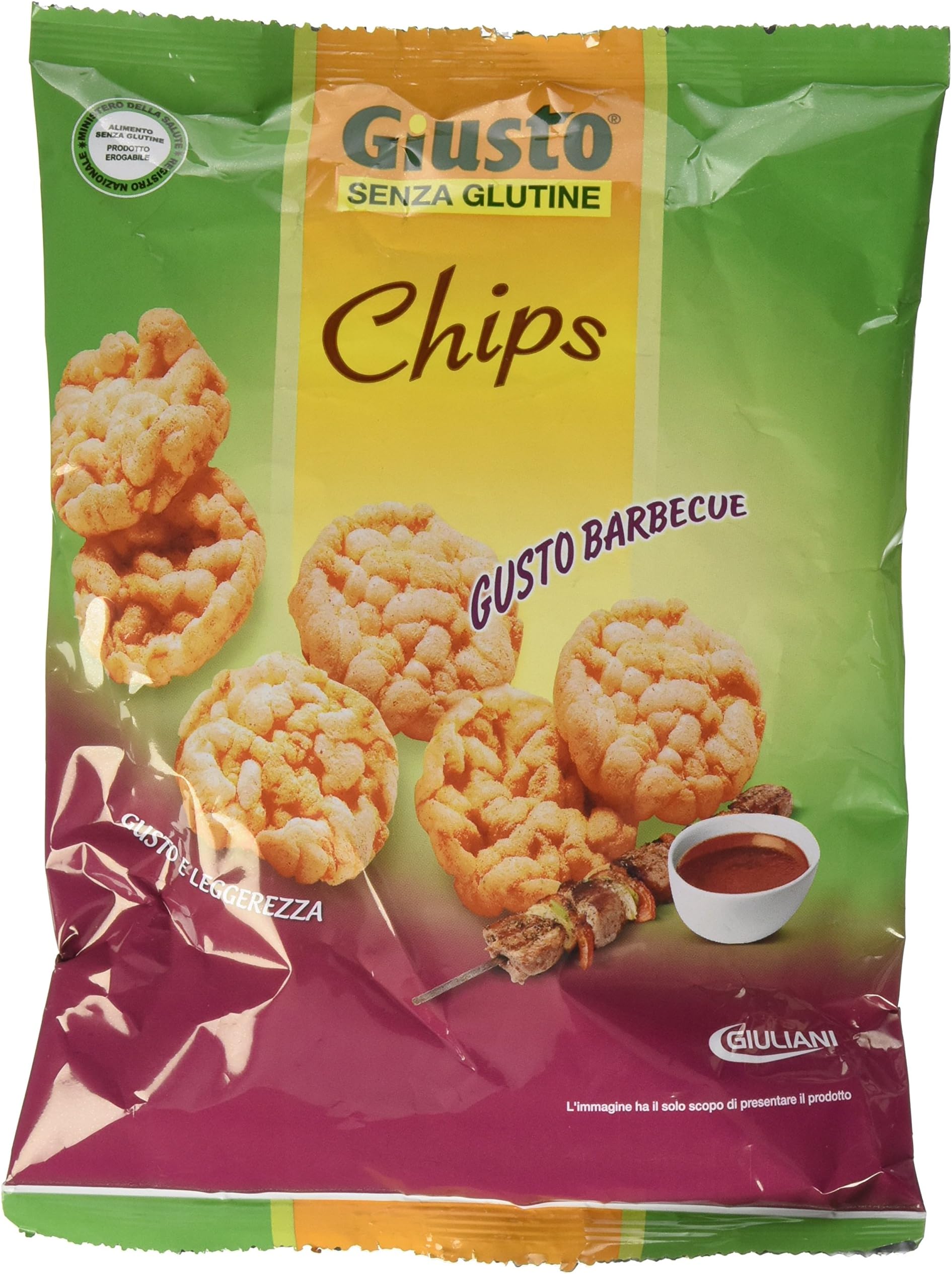 Just Taste Barbecue Chips Gluten Free 30g