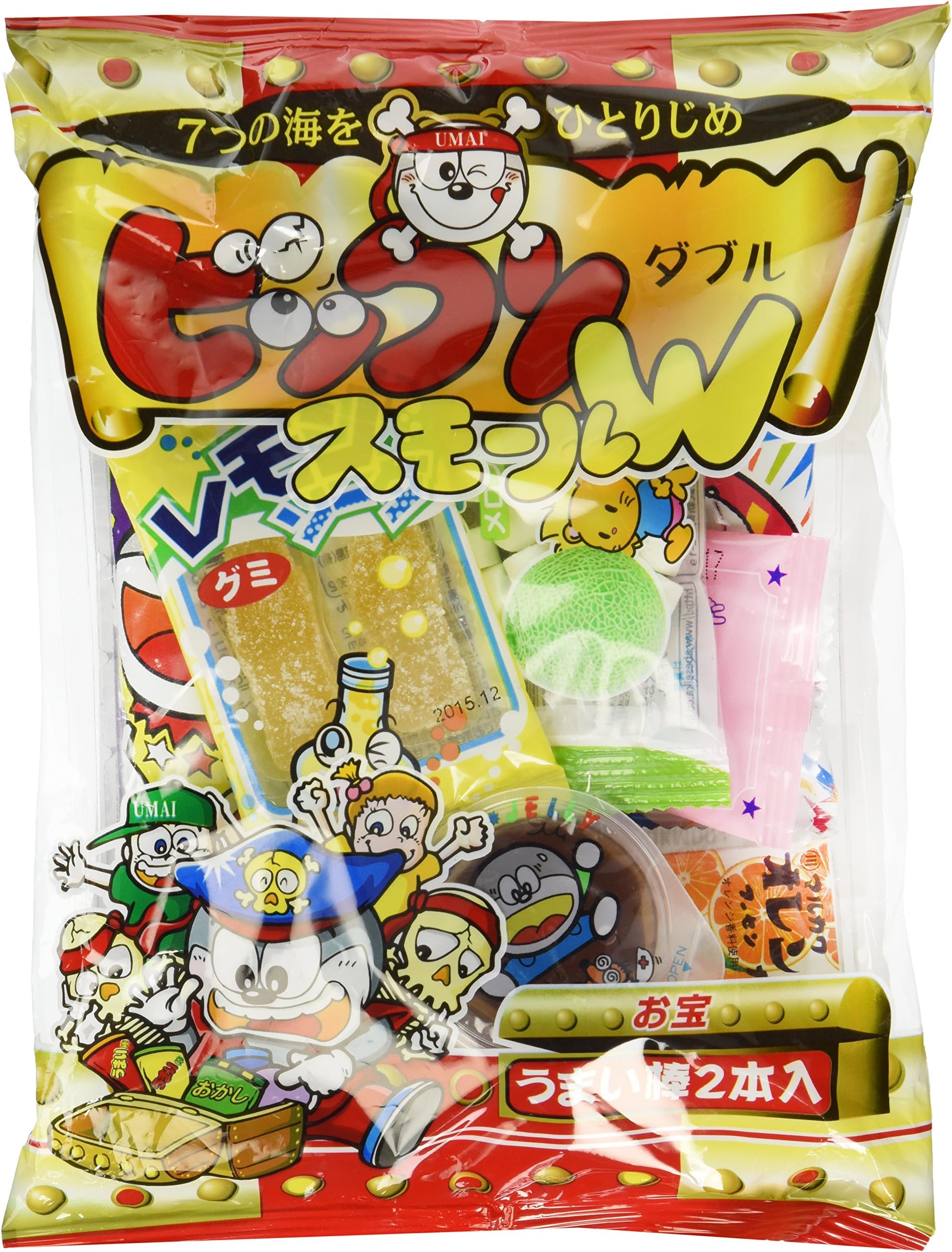 Japanese snack sweets Surprised Small Pack W Assortment Dagashi Oyatsu