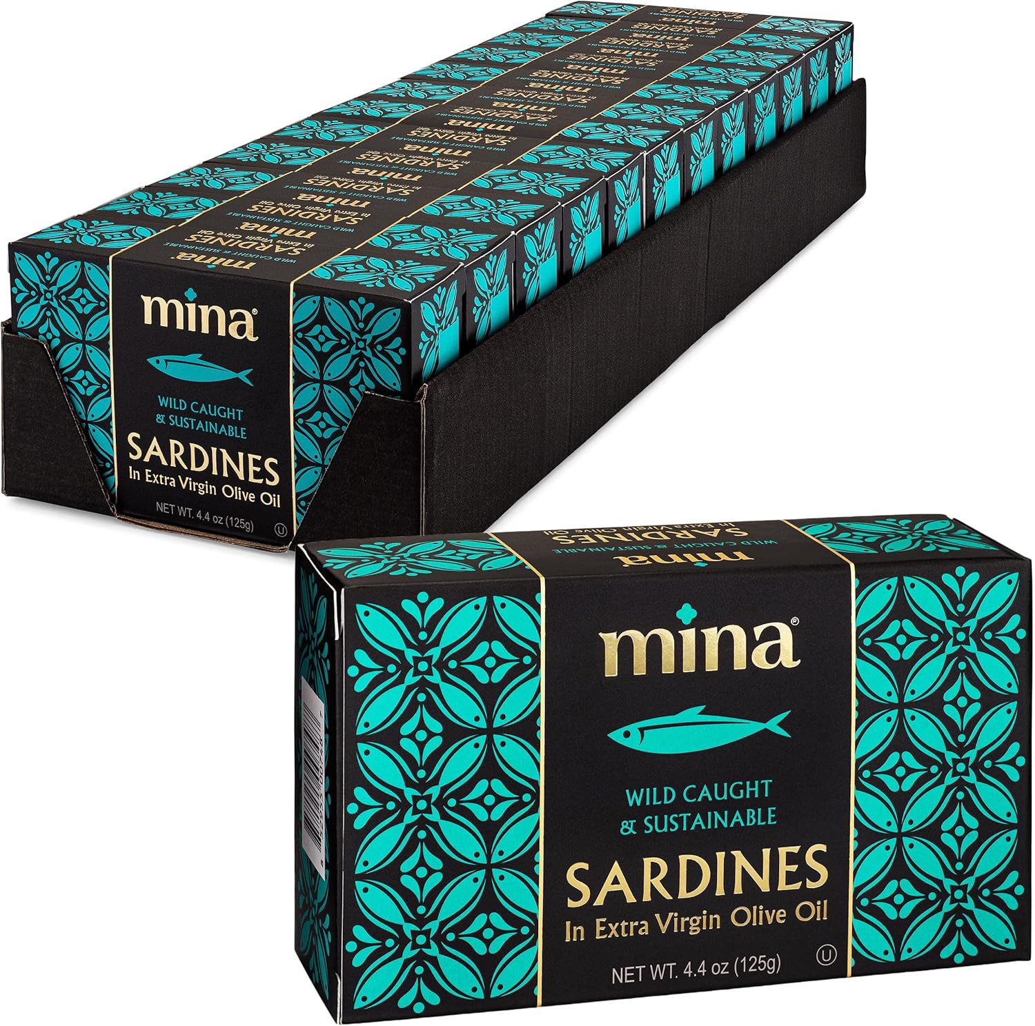 Mina Sardines in Extra Virgin Olive Oil, Responsibly Sourced, Wild Caught Gourmet Sardines