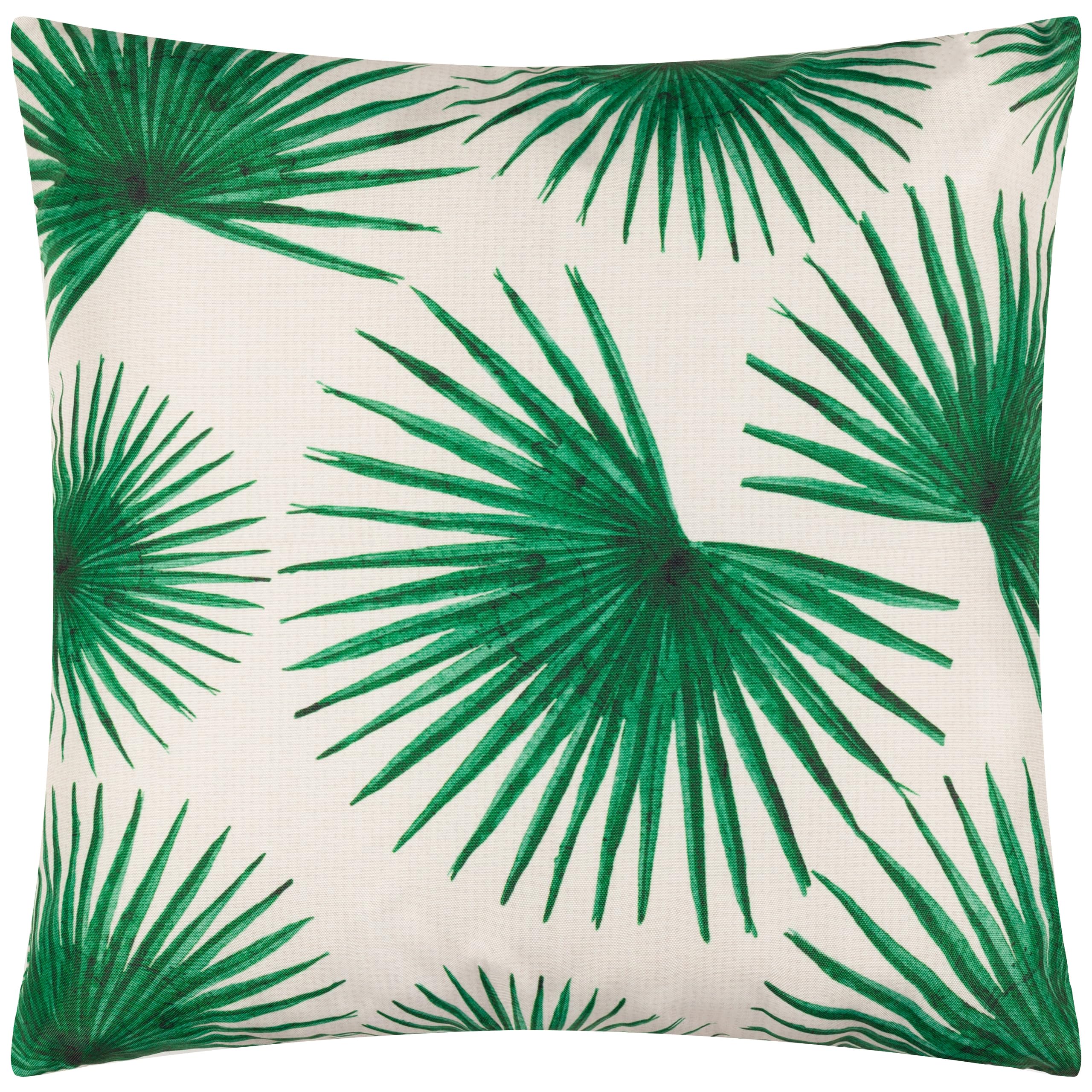 furn. Agave Tropical Outdoor Polyester Filled Cushion - Green - 45x45cm