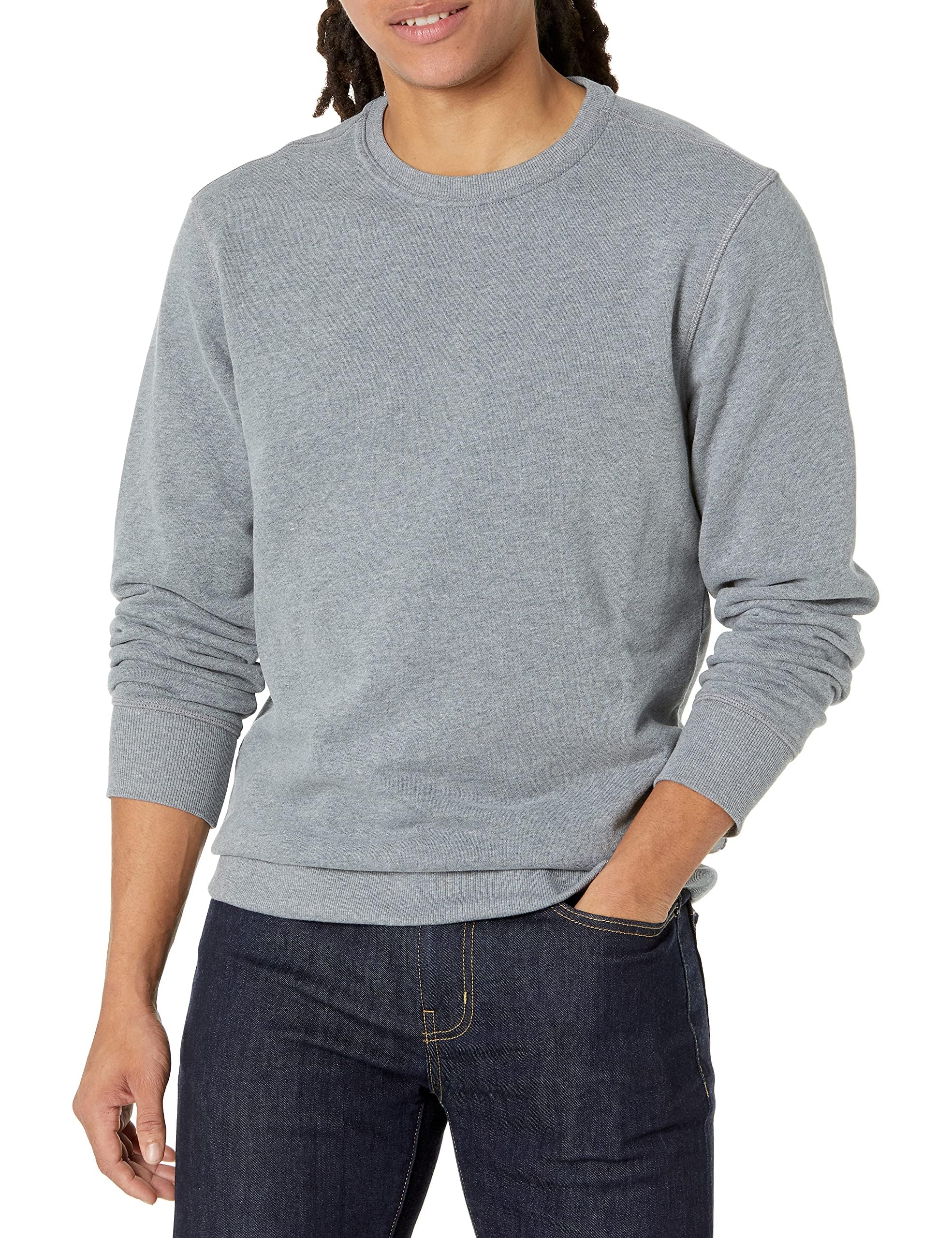 Amazon Essentials Felpa Girocollo in Pile (Disponibile nelle Taglie Big & Tall) Uomo