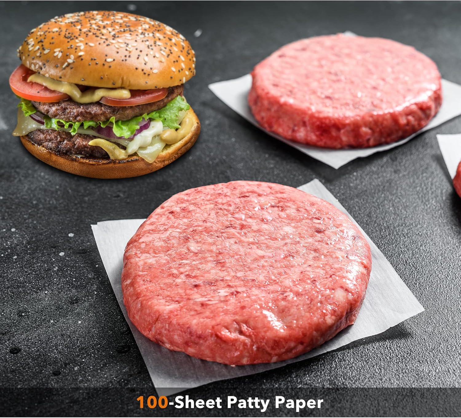 Stanbroil 5-Piece Professional Hamburger Tool Kit with Stainless Steel Round Burger Press, Grill Spatula, Spice Shaker, Squeeze Bottles and Hamburger Patty Paper for BBQ Grilling Stanbroil 5-Piece Professional Hamburger Tool Kit with Stainless Steel Round Burger Press, Grill Spatula, Spice Shaker, Squeeze Bottles and Hamburger Patty Paper for BBQ Grilling